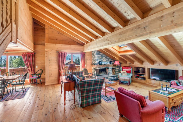 Attique duplex de standing avec accès ski-in/ski-out à Plans-Mayens 2
