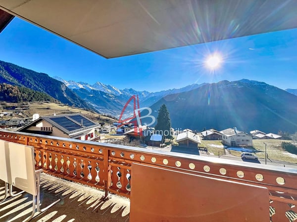 LE LEVRON appartement 1.5 vue panoramique magnifique 11