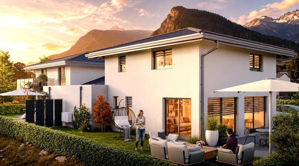 Votre future villa à St-Pierre-de-Clages - Superbe vue dégagée 2