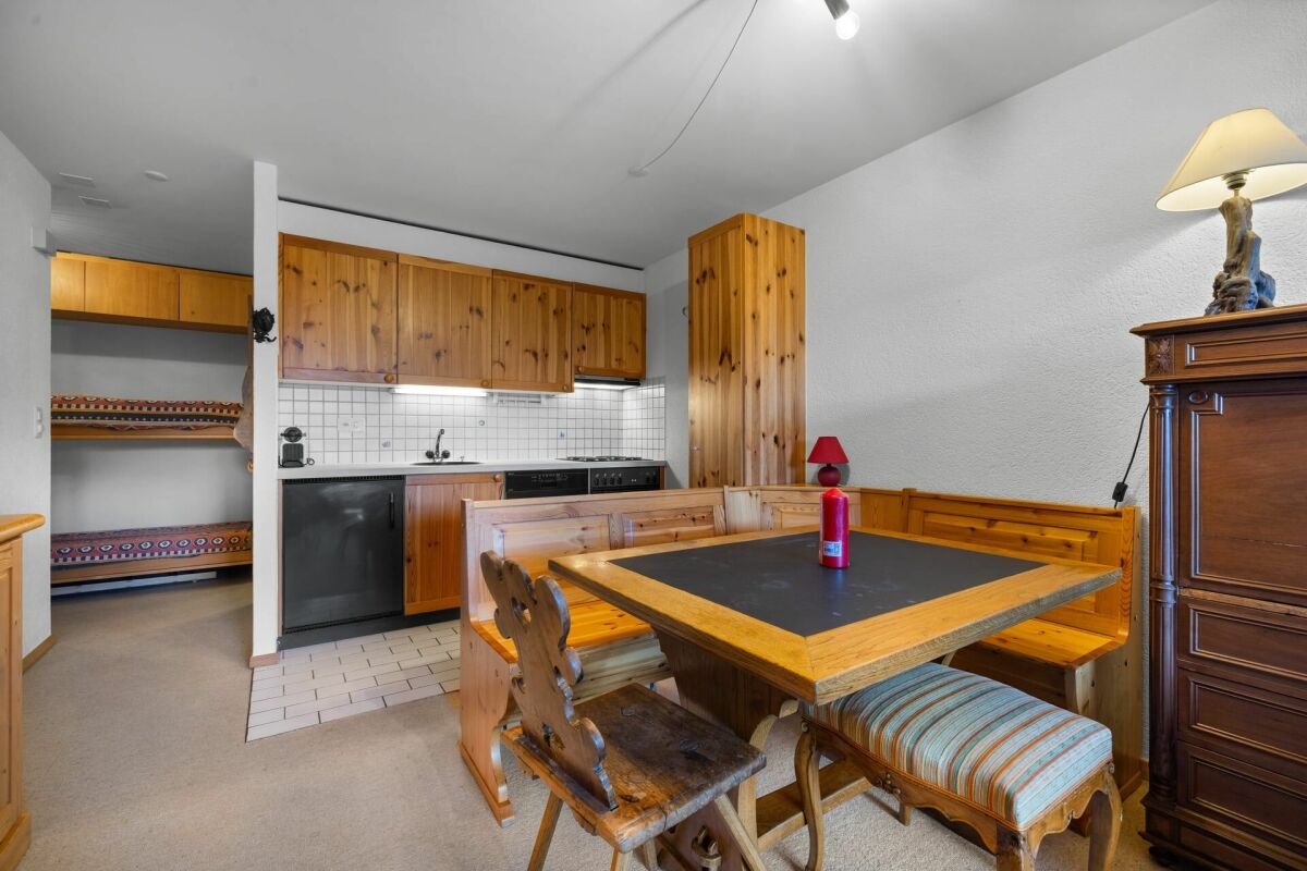 Appartement 1.5 pièces en rez-de-jardin ski in ski out