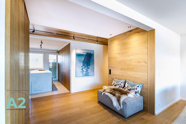 Appartement d'exception au centre de Crans-Montana, vue panoramique 1