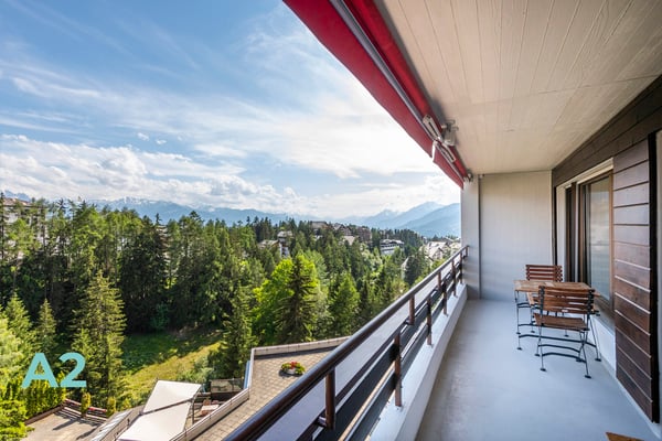 Magnifique  1.5 pièces dans le centre de Crans-Montana Location Année 2