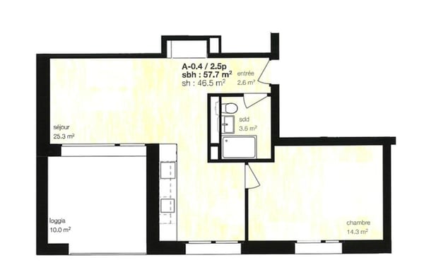 Location à l'année: appartement neuf au coeur du village de Montana 1