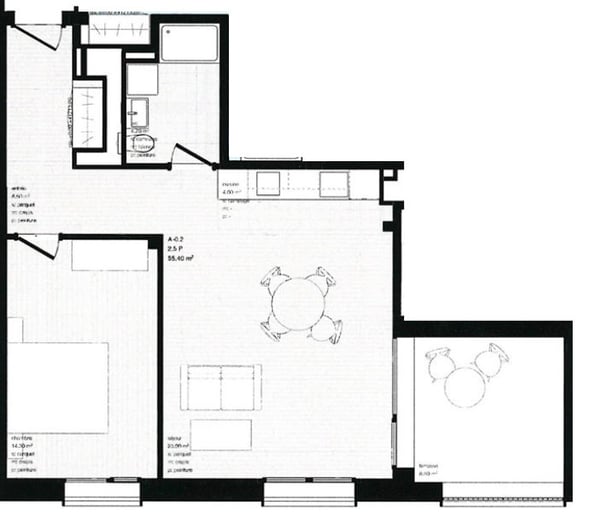Location à l'année: appartement neuf au coeur du village de Montana 3
