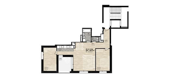 Location à l'année: appartement neuf au coeur du village de Montana 1