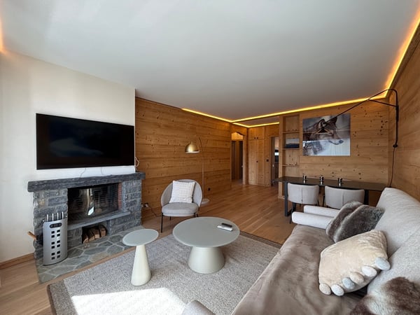 Appartement rénové en plein centre de Crans à louer à l'année 4