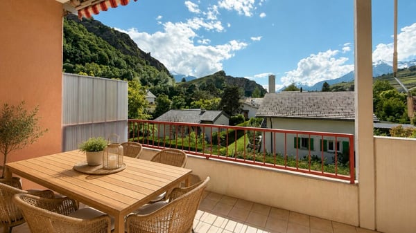 Duplex de 148 m² avec balcon et vue dégagée - Sion / Platta 1
