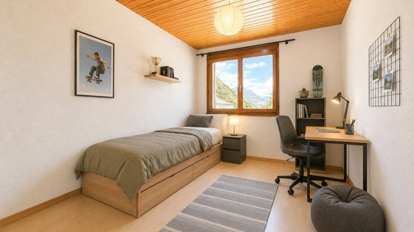 Duplex de 148 m² avec balcon et vue dégagée - Sion / Platta 8