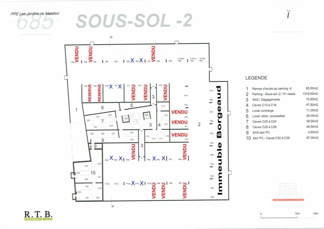 Place souterraine à Monthey