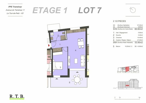Appartement 2.5 pièces à La Tour-de-Peilz 10