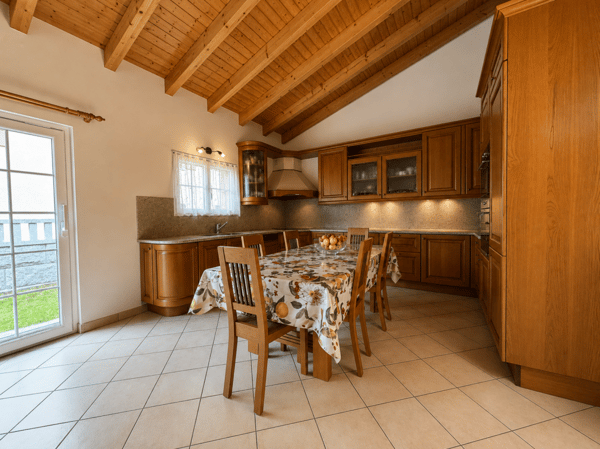 Villa individuelle très spacieuse de 5.5 pcs à Saxon avec joli jardin 4