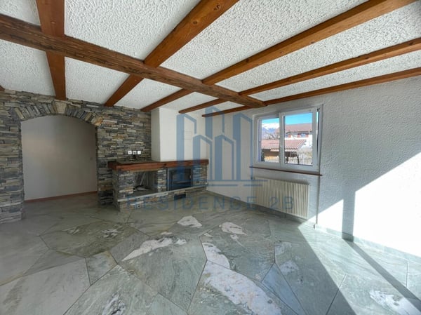 A Grône, Rez de jardin 1.5 pièces à louer 1