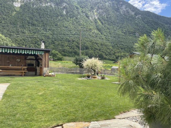 A Grône, Rez de jardin 1.5 pièces à louer 10