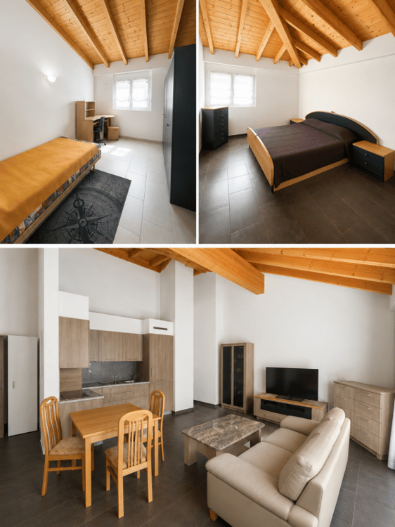 Appartement 3.5 pièces - Charpente apparente 3