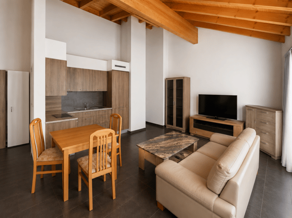 Appartement 3.5 pièces - Charpente apparente 2