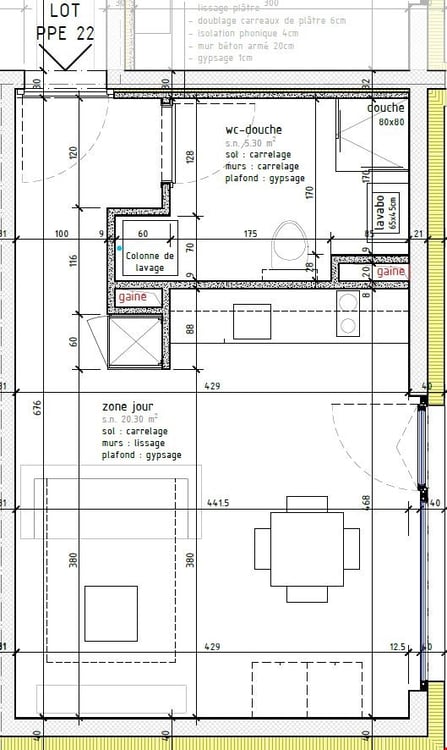 STUDIO MODERNE LUMINEUX AVEC TERRASSE / MALOC-IMMO 3