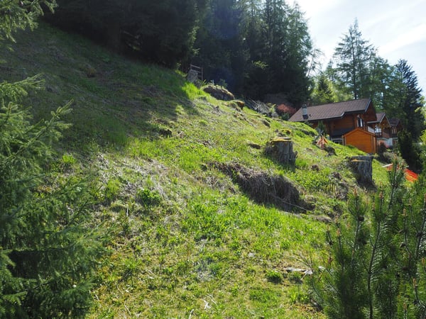 Terrain constructible, libre de mandat à côté du Bisse 11