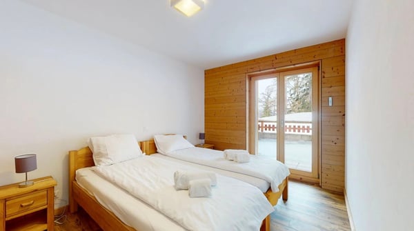Bel appartement en rez ski in / ski out  sur les pistes de Veysonnaz, au cour de 4 Vallées 4