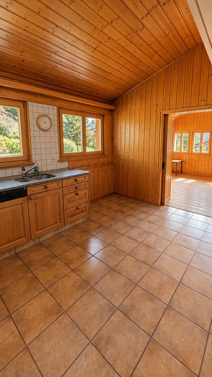 C’est exactement le genre de chalet que l’on imagine quand on rêve de la Suisse. 14