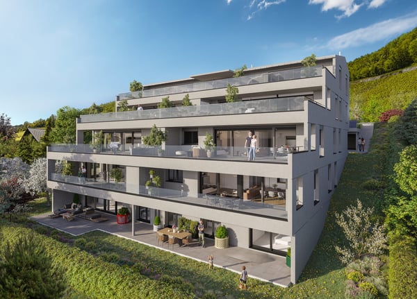 Prächtige 4.5-Zimmer-Wohnung mit Bergblick in Venthône 2