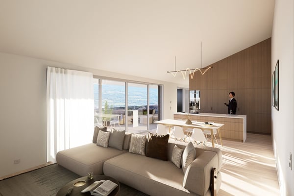 Mehrere 4.5 Zimmer-Wohnungen zur Verkauf in einer neuen Promotion 