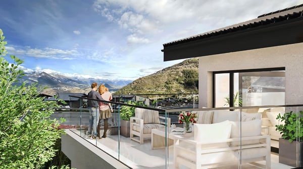 “Le Coudrey” Appartement 3,5 Pièces  en rez de jardin
