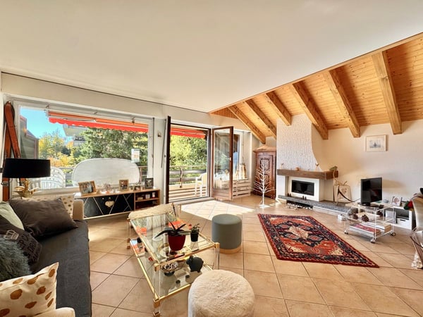 Hypercentre de Montana! Appartement 1,5 pièces avec vue, balcons et au calme / Ref. 1207-680 7