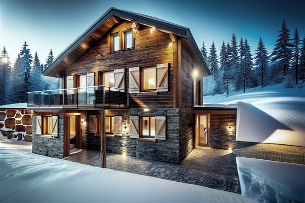 Projet exclusif de rénovation complète d'un chalet à 11 min à pied du centre de Crans 1