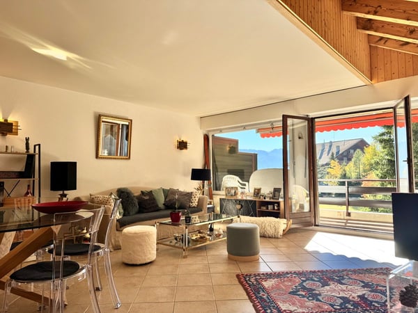 Hypercentre de Montana! Appartement 1,5 pièces avec vue, balcons et au calme / Ref. 1207-680 6