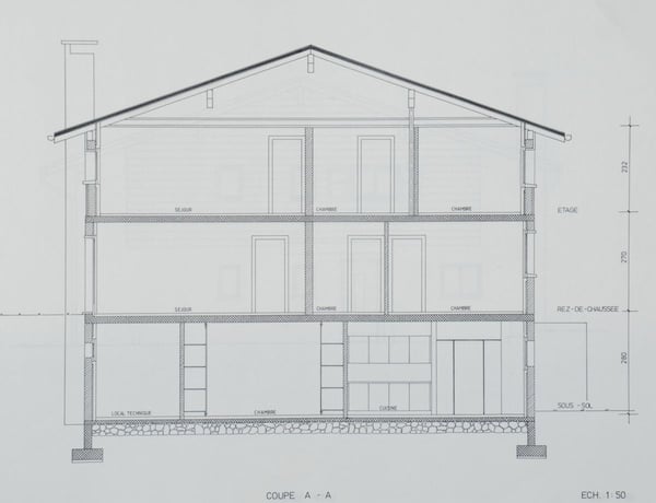 Maison individuelle divisée en 3 appartements à Montana Village 6