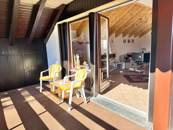 Hypercentre de Montana! Appartement 1,5 pièces avec vue, balcons et au calme / Ref. 1207-680 10