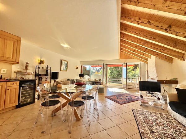 Hypercentre de Montana! Appartement 1,5 pièces avec vue, balcons et au calme / Ref. 1207-680 5