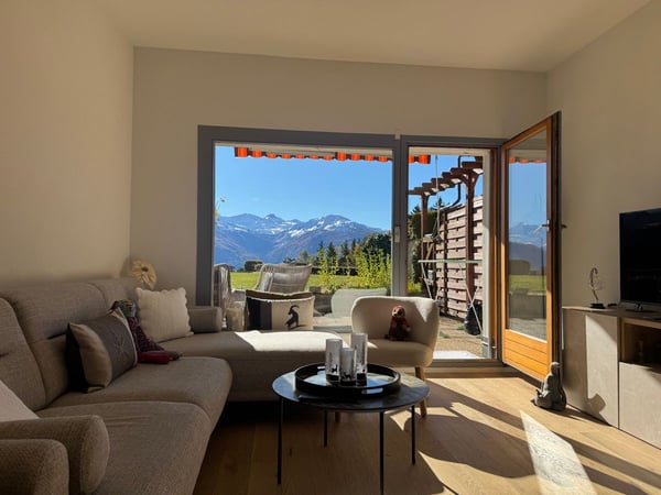 Charmant 1.5 pièces rénové avec terrasse et vue sur les Alpes 4