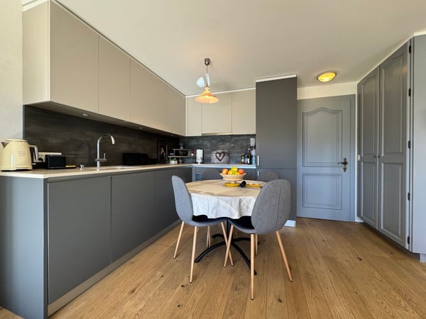 Charmant 1.5 pièces rénové avec terrasse et vue sur les Alpes 9