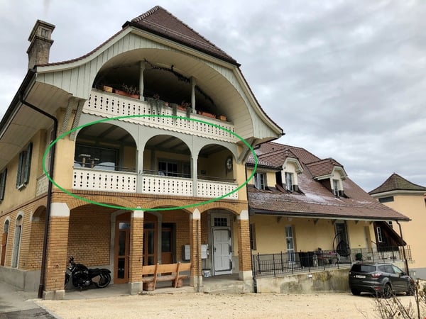 Moderne Wohnung mit XXL-Balkon im Dorfzentrum von Oberbalm 2
