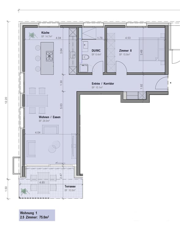 Letzte Chance – Exklusive 2.5-Zimmer-Neubauwohnung mit 75 m² in Kerzers 2