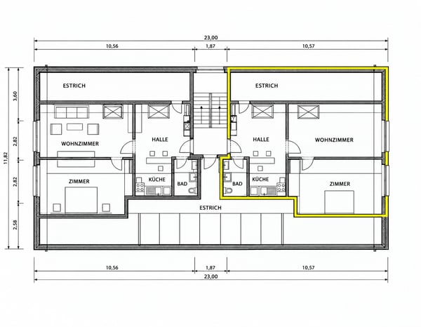 Charmante 2.5-Zimmer-Dachwohnung mit Balkon in Bettlach zu vermieten! 11