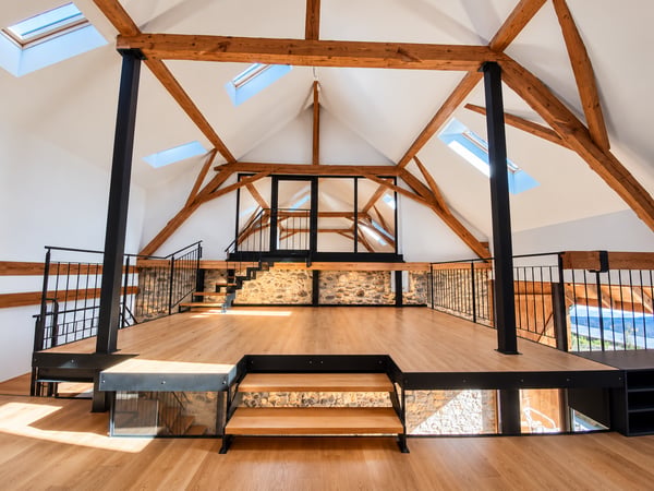 Einzigartiges Wohnen mit Loftcharakter – 4-Zimmer-Wohnung in Galmiz