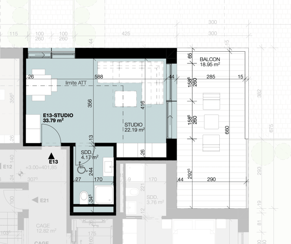 Charmant Studio avec grand balcon au calme à Plan-les-Ouates 3