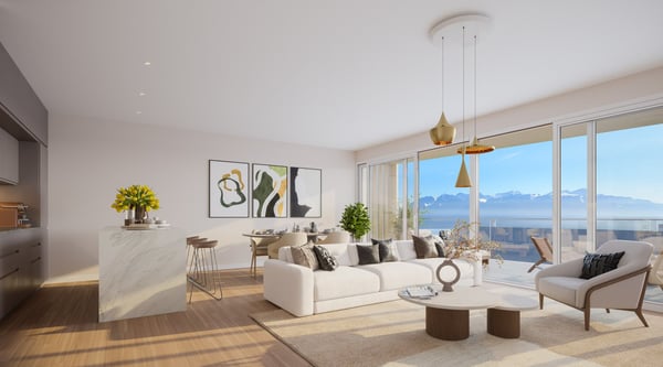 Appartement en rez de jardin de 3.5 pièces à vendre à Lutry 6