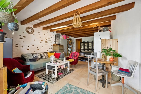 Maison villageoise : 3 appartements loués, 1 vacant et 1 arcade - fort potentiel 4