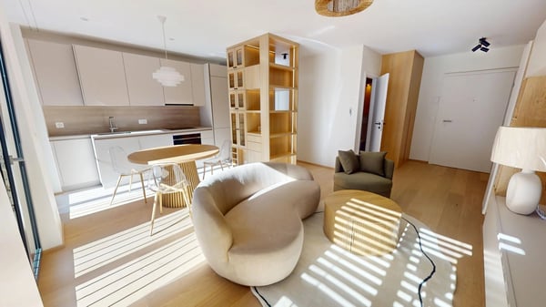 BIEN RARE - PETIT-SACONNEX ? 2 PIÈCES MEUBLÉ DE 37 M² AVEC TERRASSE ? RÉSIDENCE NEUVE 4