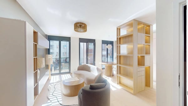 BIEN RARE - PETIT-SACONNEX ? 2 PIÈCES MEUBLÉ DE 37 M² AVEC TERRASSE ? RÉSIDENCE NEUVE 1