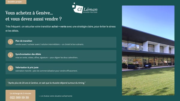 Vente en nom d'un lot de quatre appartements. 12