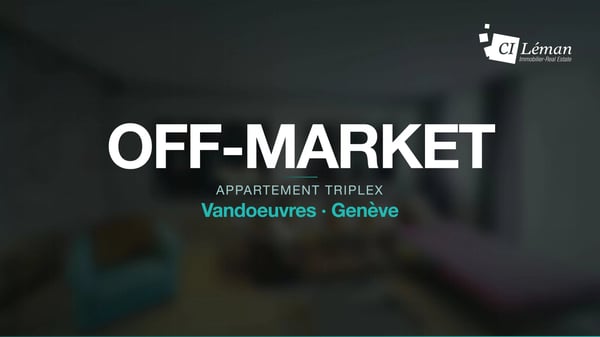 Vente - Triplex Vandoeuvres 1