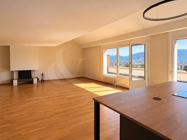 Rue Maurice-Braillard 40, Magnifique duplex traversant avec vue panoramique sur Genève, les Alpes et le Jura 3