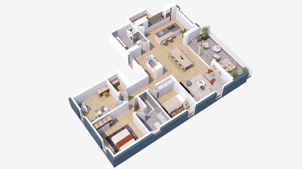 NEUF - GRAND appartement - ensoleillé 3