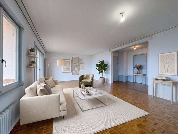 Magnifique 3.5 pièces d'environ 90m2 rénové récemment à Chexbres 2