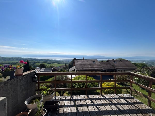 Charmante maison mitoyenne avec jardin et vue dégagée à Arzier-Le Muids 2