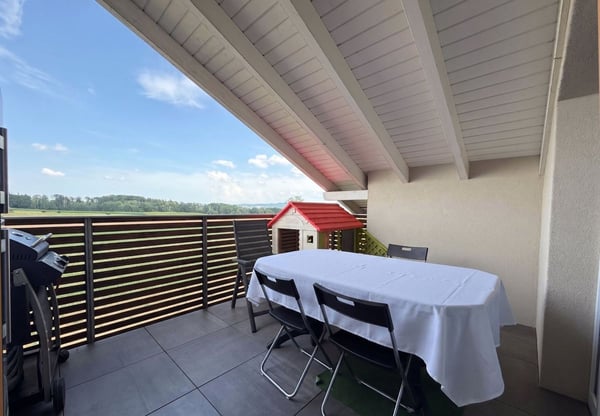 Appartement à vendre à Vallon (à 10 min de Payerne) - 4.5 pièces de 106 m², vue dégagée sur la campagne sans vis-à-vis 11